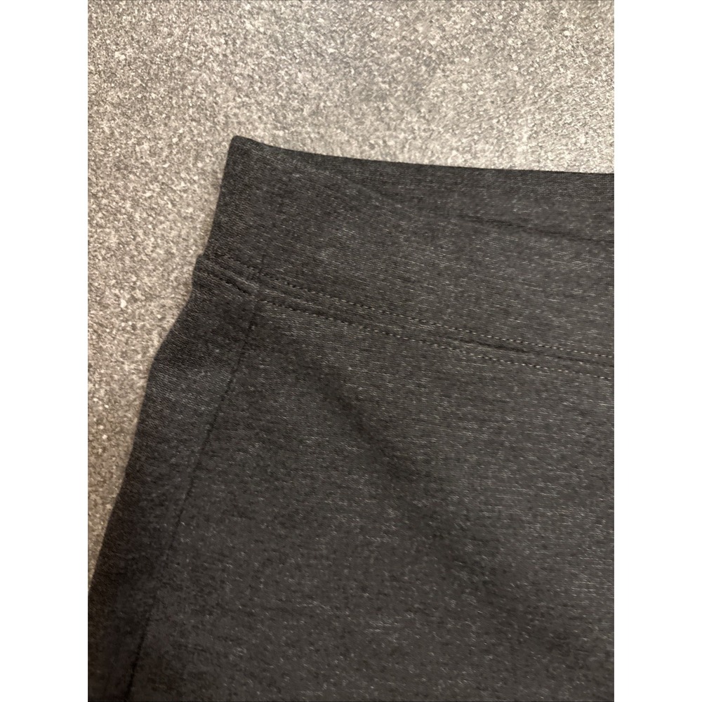 Talbots Petites Pants Women's M Gray Straight Leg Stretch Pull On Rayon Blend - Picture 4 of 8
